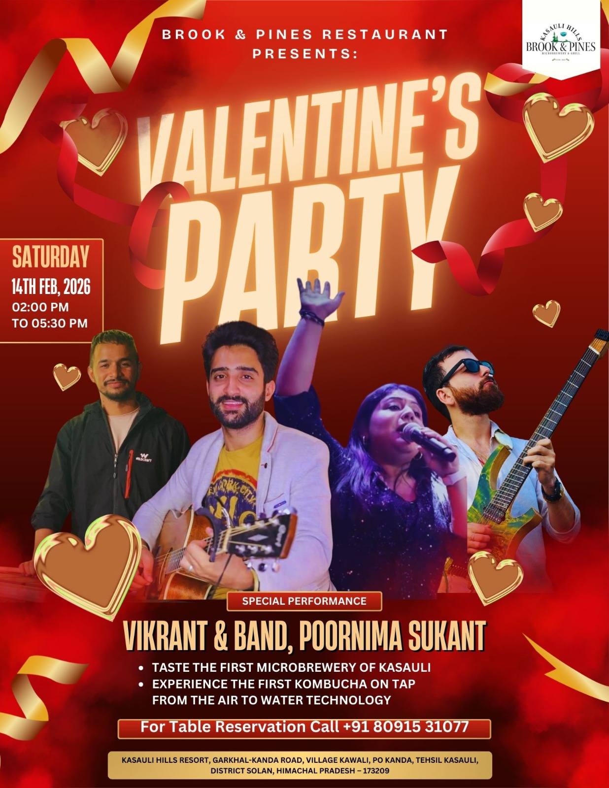 You are currently viewing Live Music + Romantic Dining: February Events at Brook & Pines